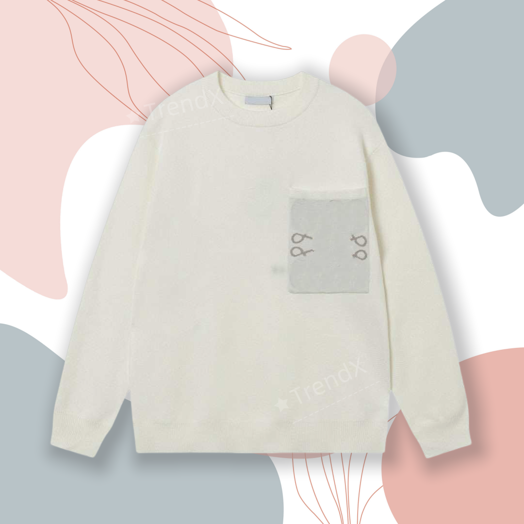 Trendy Warm Crew Neck Knit Sweater for Fashion Enthusiasts