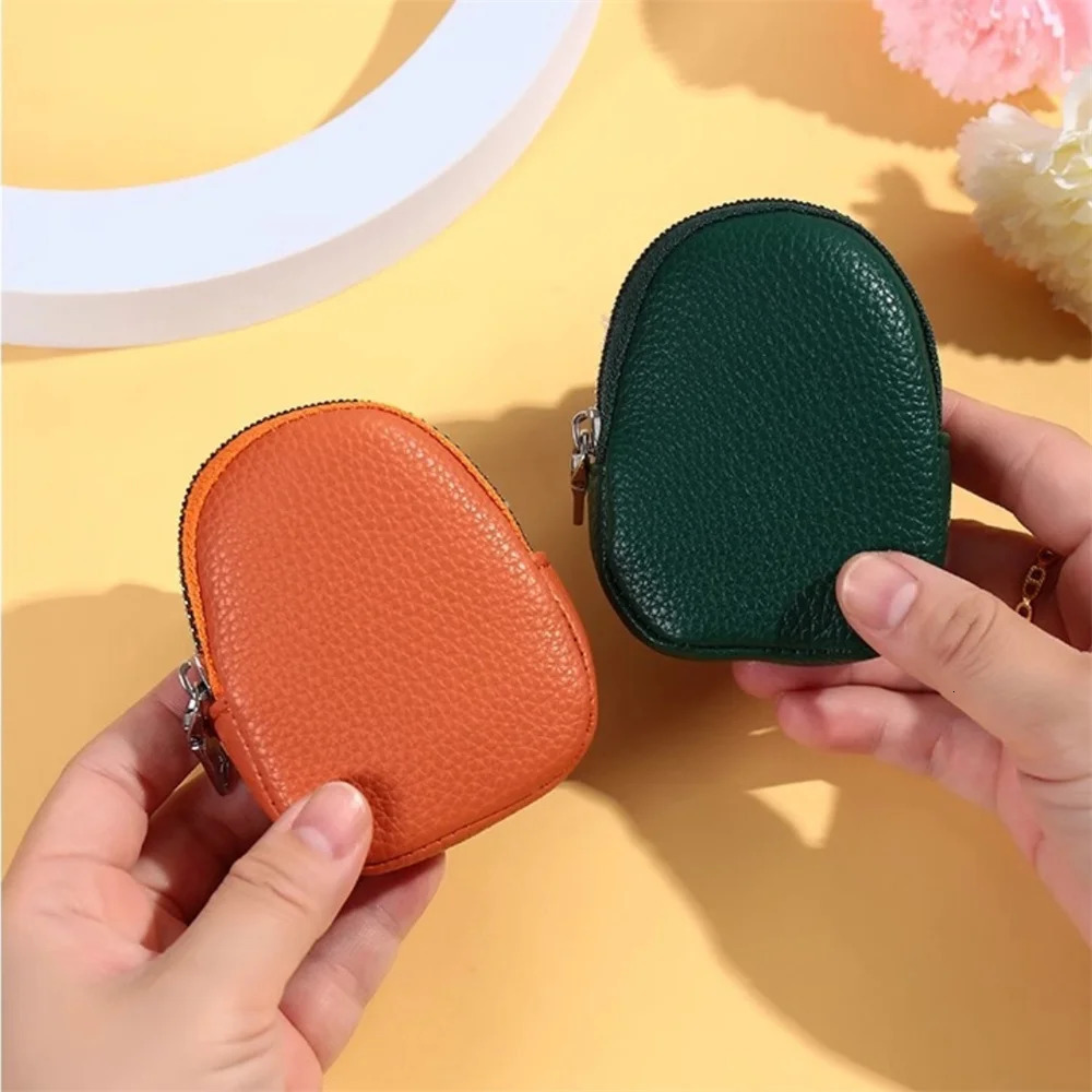 Womens Mini Coin Purse with Key Ring Key Bag Multi-function Storage Bags PU Leather Zipper Change Bag Wallet Earphone Pouch 250311