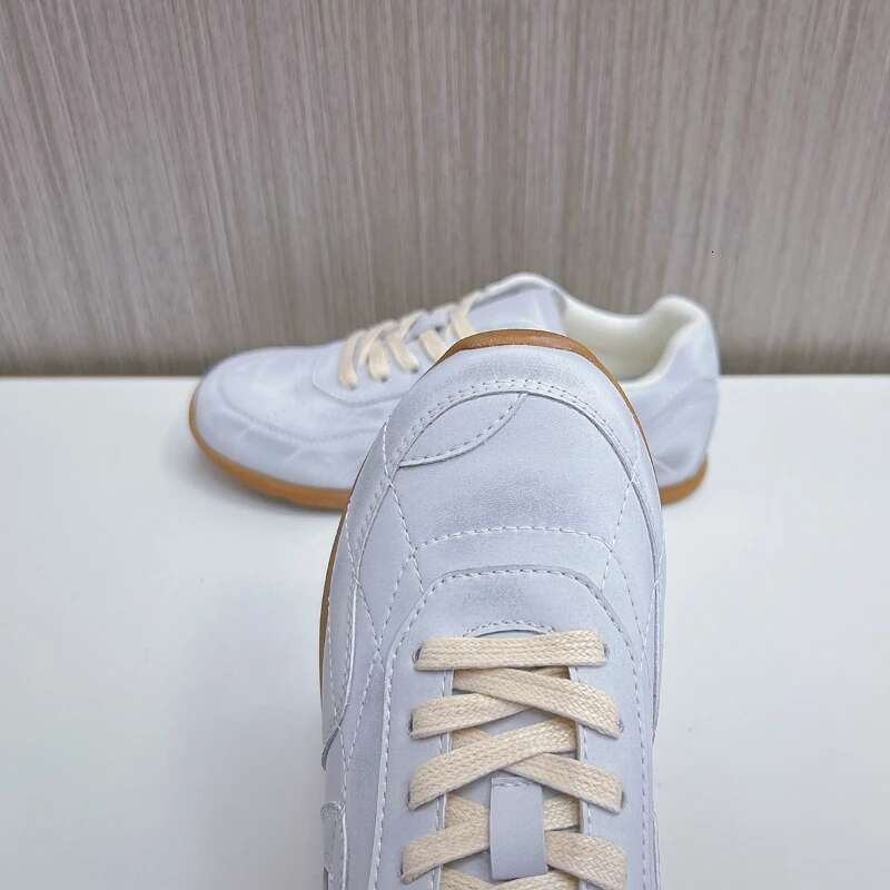 CICIYANG Women German Training Genuine Leather Flats 2025 Spring Casual Sneakers Female Matching Color Forrest Gump Shoes