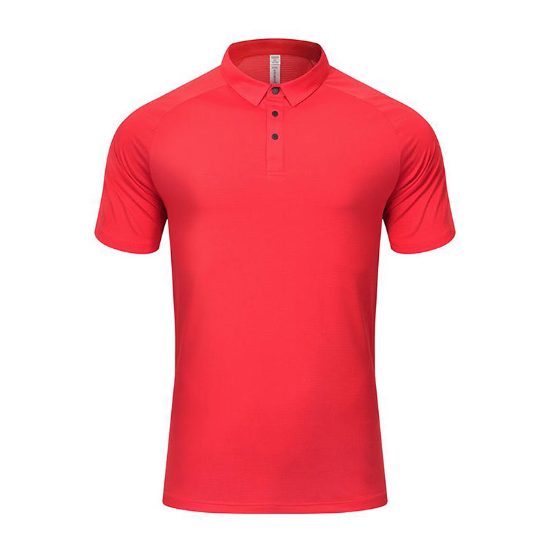 Men's and women's fashion sports Polo shirt neckline V-neck short-sleeved casual sweatshirt, dry fit, moisture wicking DX-WST409