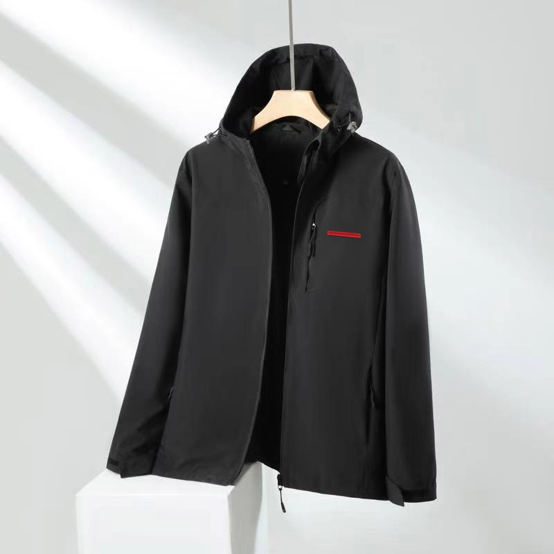 Designer Mens jackets Men's Spring Fall New Sports Casual Fashion Versatile Coat Hooded Windbreak Tops Asian Size M-3XL