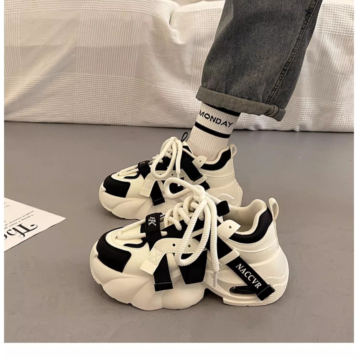 2025 New Thick Bottom Designer Trendy Fashion Spring/Summer Korean Style Height Increasing Multi functional Women's Shoes