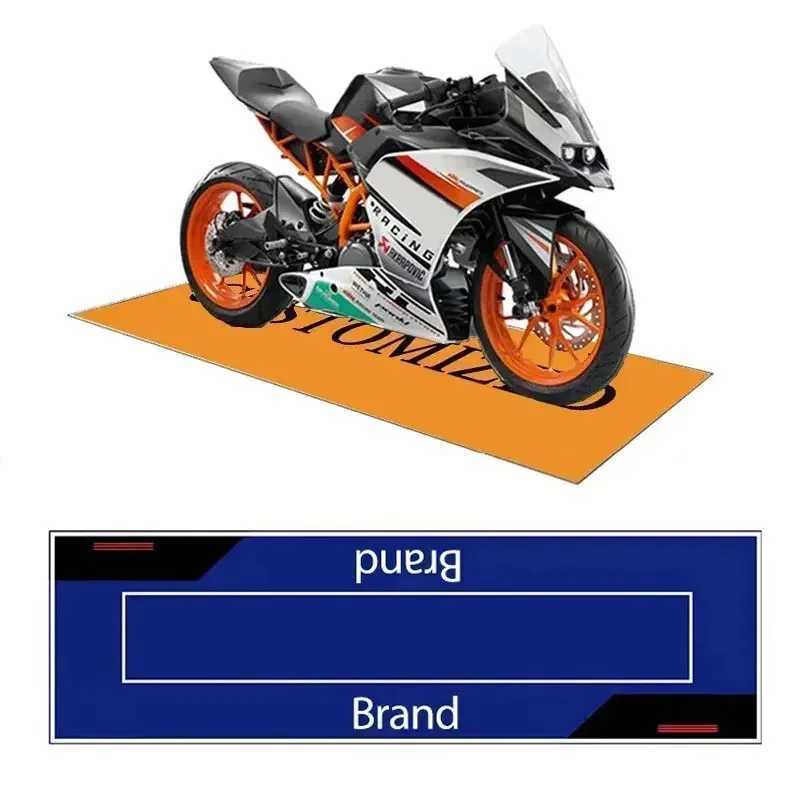 Carpet Motorcycle Carpet Polyester Parking Mat Display Carpet Racing Bicycle Carpet Mat Anti slip Bedding Custom Display Carpet w250312