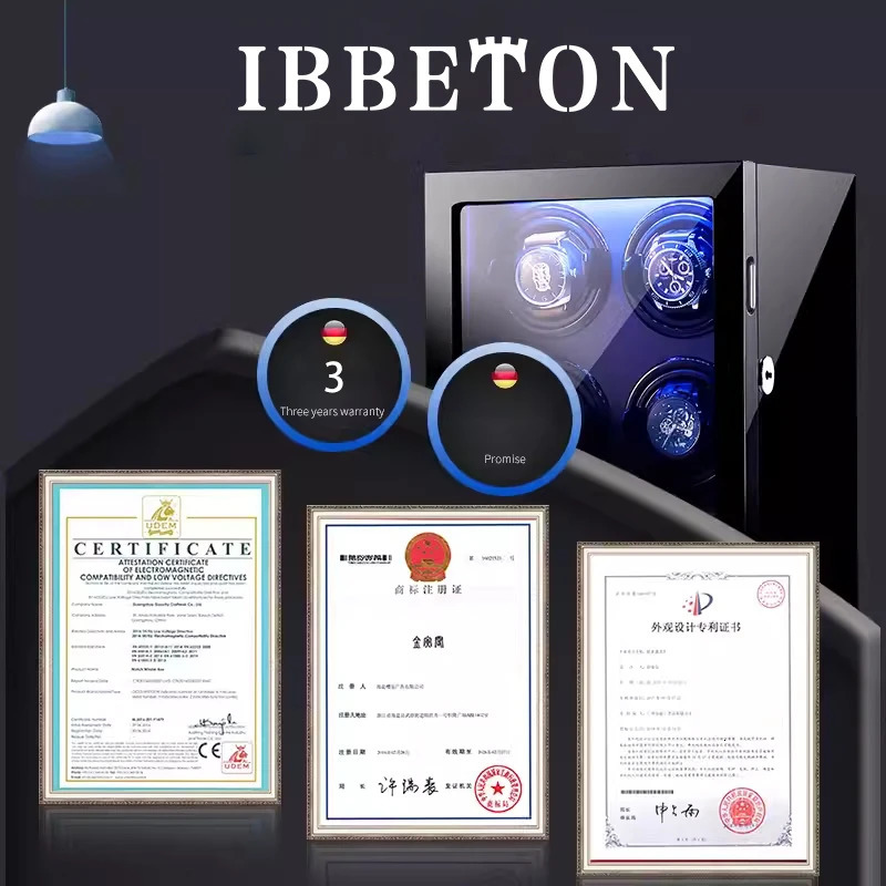 Watch Winder for Automatic Watches - Anti-Magnetic Watch Winders with Quiet Japanese Motor for Men Women Watches 250306