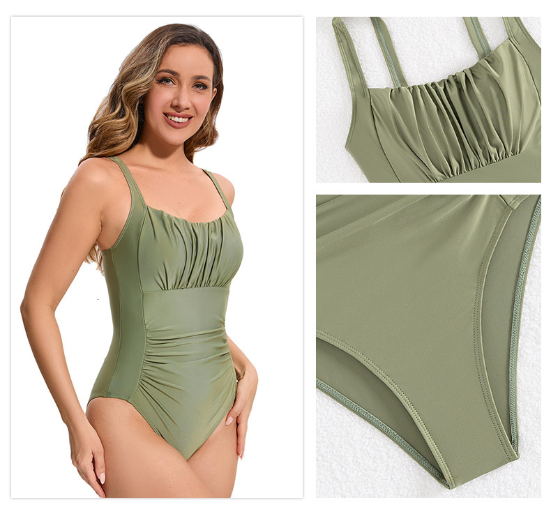 2025 New Women's Swimsuit Designer Printed Dress Women's Multi Color Belly Covering And Slimming Swimsuit Sexy One Piece Bikini Outdoor Part