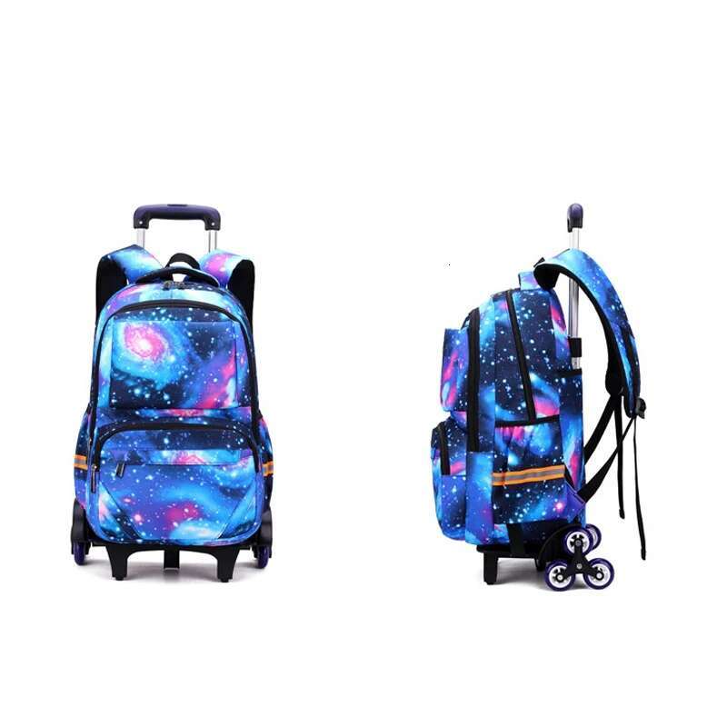 Bags With Wheels Rolg Backpacks For Boys Trolley Waterproof Orthopedic School Bag Student Wheeled Backpack