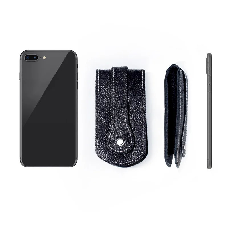 Genuine Leather Keychain Smart Key Holder Car Key Wallet Organizer Car Key Storage Bag Housekeeper Bag Covers Hasp Key Case 250311