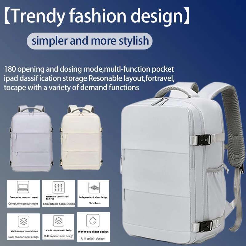 40X20x25 Ryanair, Travel For Women Men, Personal Item Carry On Backpack, Business Weekender Laptop Backpack