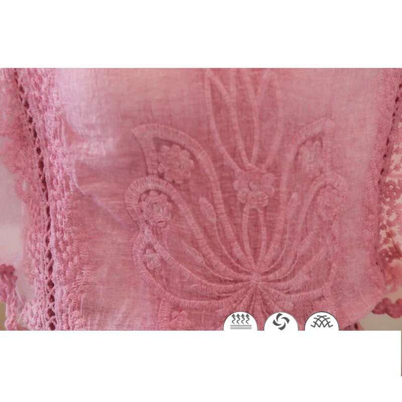 Fashion Spring New Chiffon Blouse Cotton Edge Lace Blouses Butterfly Wer Women Shirt Tops Blusas 4073 50