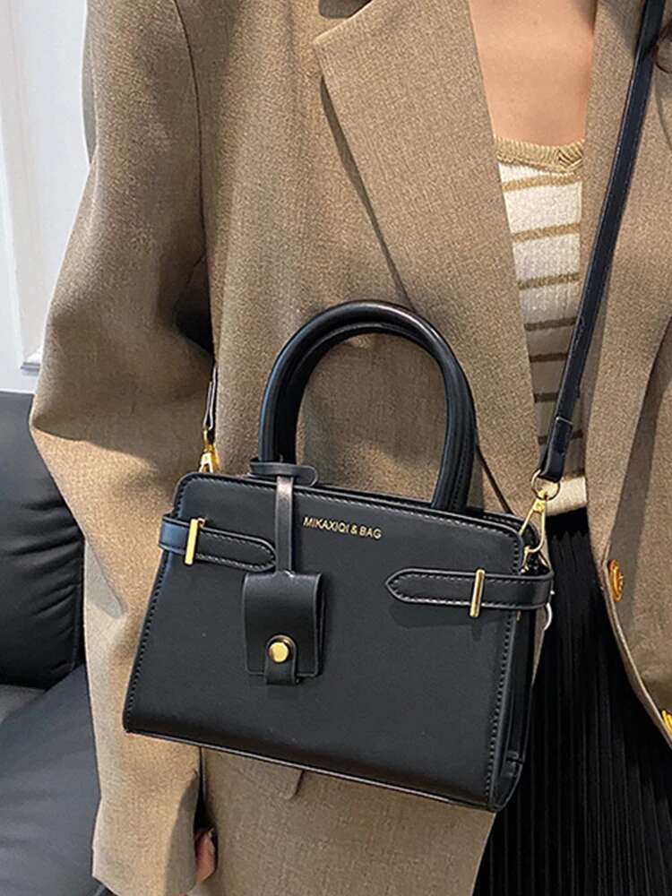 New PU Leather Small Handbags Women Winter Solid Color trend Crossbody Bag leisure Female Daily Commuter Shoulder Bags