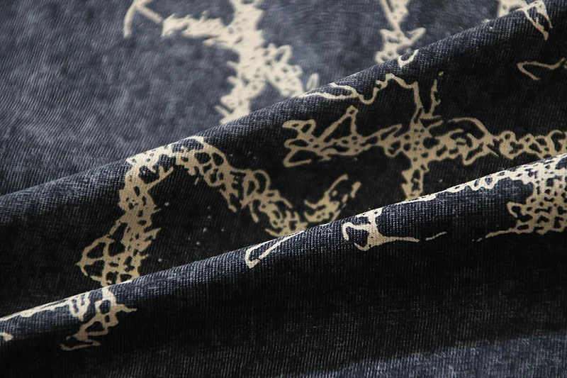 Yao Fashion Saint of Michael Retro Summer Graffiti Hip Hop Printing Dark Gothic Washed Mens Tank Top 250311