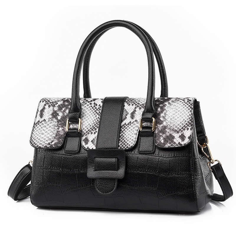 Women's Bags handbag Women's handbag new snake skin pattern large capacity women's business shoulder commuting bag