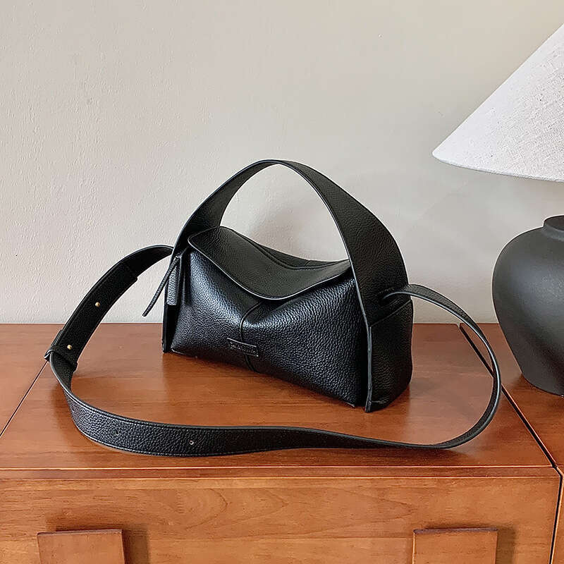Women's Bags handbag Single shoulder autumn and winter new style simple hanging ear women's large capacity high-end leather casual versatile