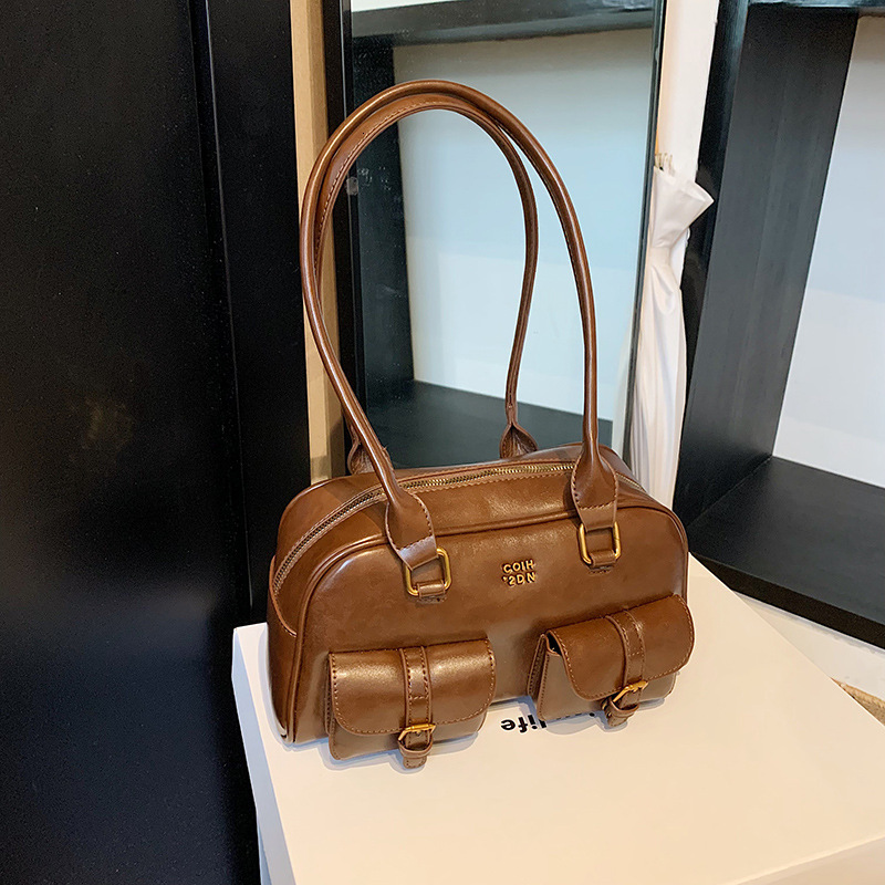 2025 Summer New Casual Underarm Bag Women s Pillow Bag Fashion Designer Niche Handbag Boston Bag Saddle Bag Popular Wallet Storage Bag Mini Small Squa