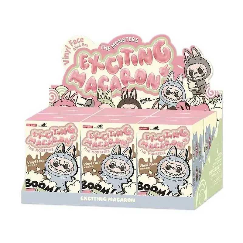 New Labs 1st 2ST The Monsters Exciting Cardiac Macarone Anime Cute plush Statue Model Doll Kid Toy Children Gifts Boxed Gifts Z250312