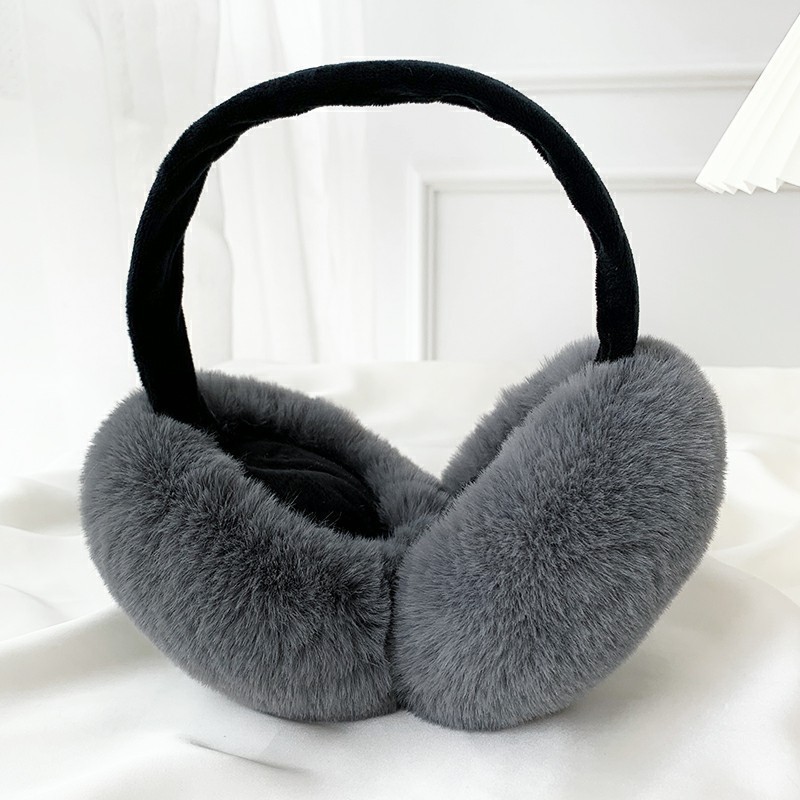 Plush earmuffs for winter warmth foldable earmuffs for men outdoor refrigeration warm earmuffs fashionable earmuffs 241023
