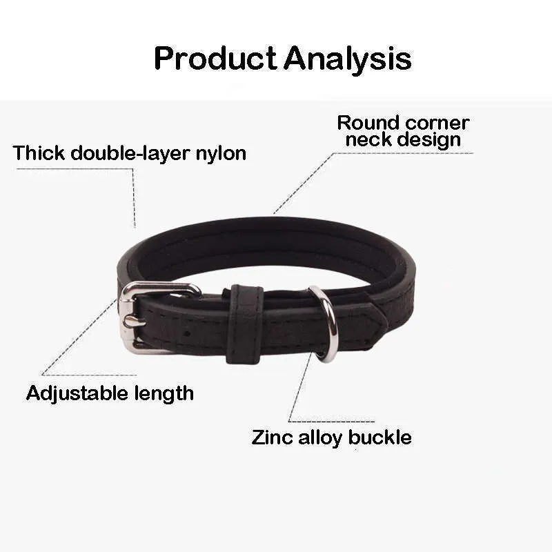 Leather Dog Best Collar Full Grain Heavy Duty Genuine Leather