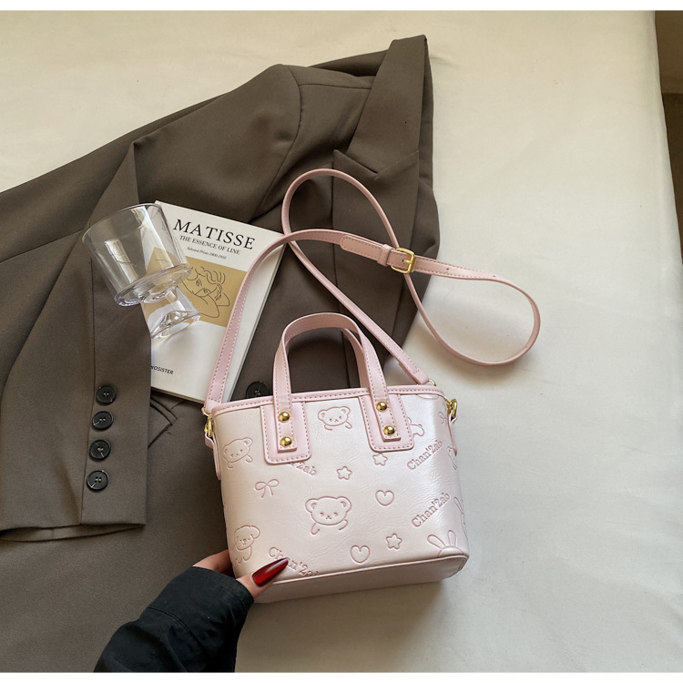 Korean Version Portable Fashion Designer Multifunctional Bucket Bag 2025 New Trend Women s Handbag Casual Shoulder Bag High-end Crossbody Bag