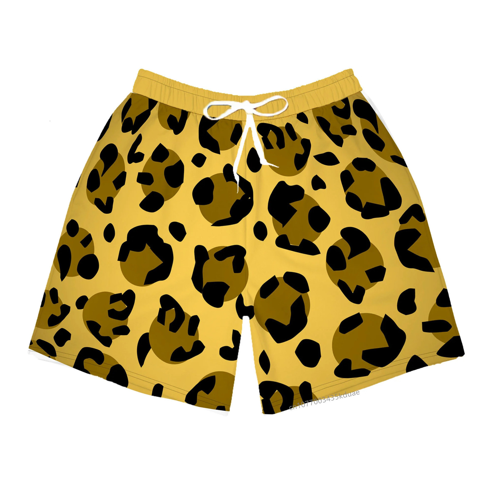 Leopard Printed Wild Short Hawaii Beach Vacation Shorts Men Summer Fashion Clothing s Womens Mens Animal Pattern Bottoms 250310