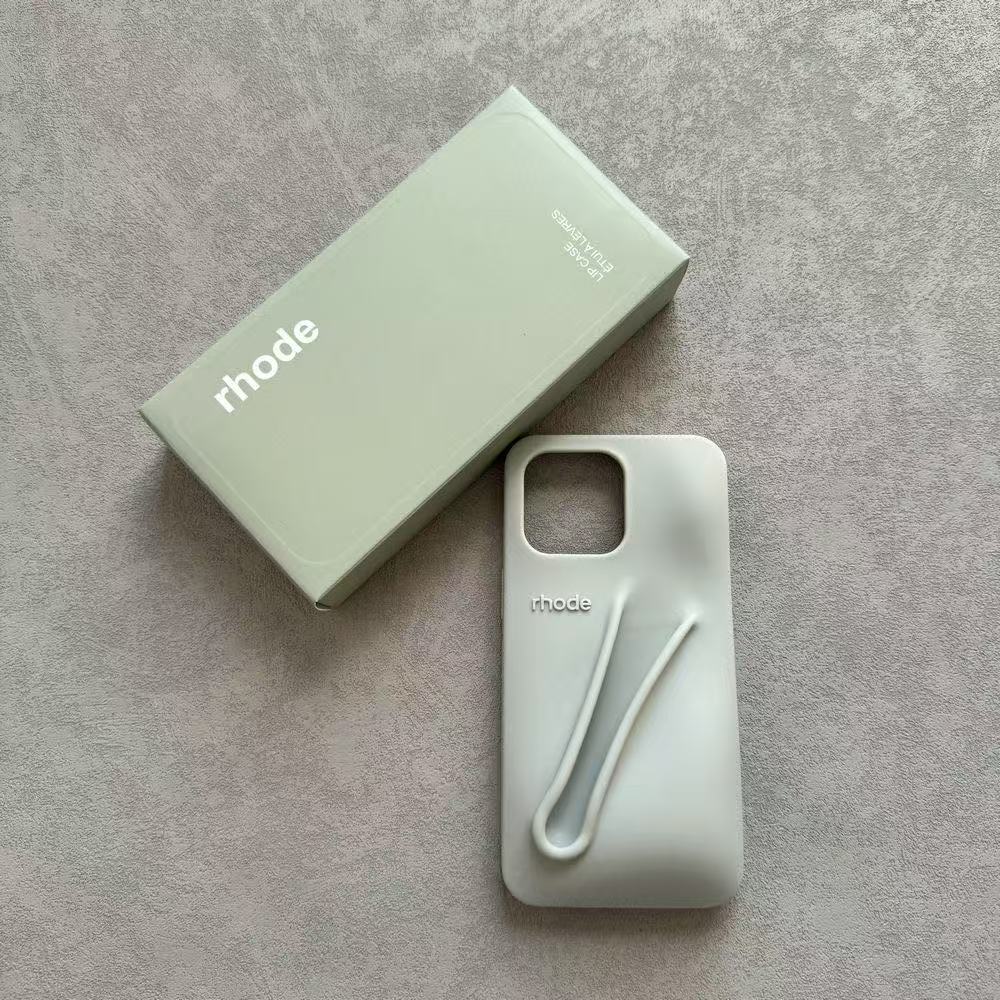 With lip gloss rhode phone case 16 Lipstick Portable Case Lipstick Lip Balm 3D Make-Up Silicone Phone Case for iPhone 15 14 13 12 Pro Max Holder Cover