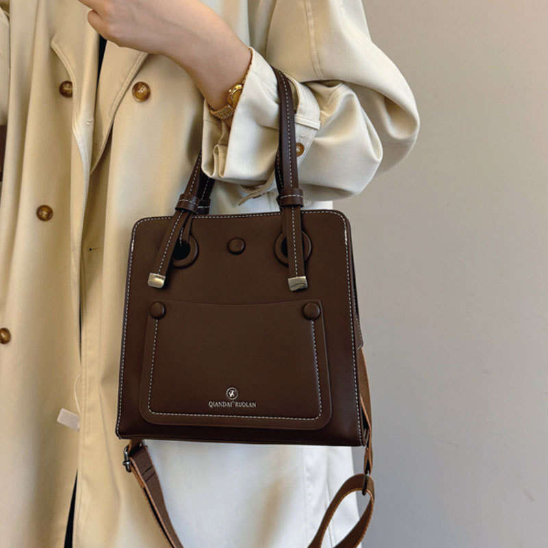 Women's Bags handbag Ladies' autumn contrasting large capacity handbag with a sense of luxury fashionable temperament, shoulder bag for work