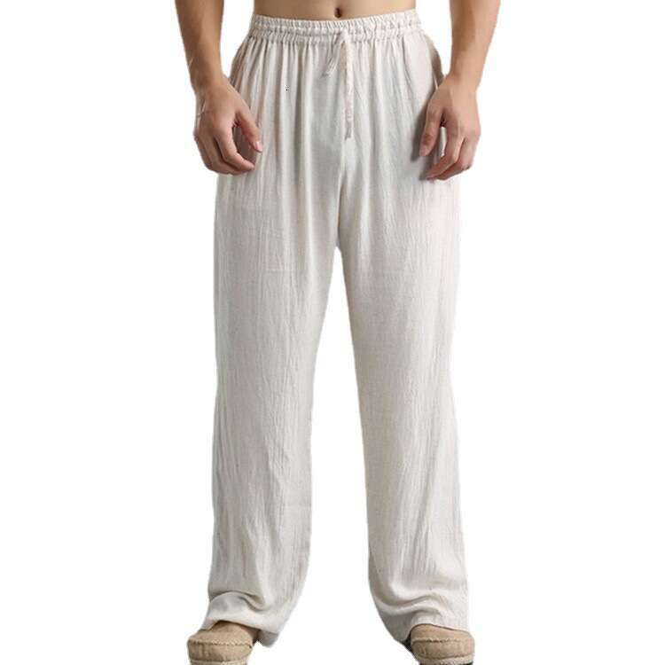 European and American plus size loose en breathable sports pants men's 2025 new casual versatile fashion clothing