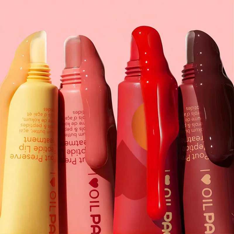 PAGE VINE Peptide Lip Gloss Butter Lip Balm Liquid Nourishing Lip Gloss Moisturizer Lip Plumping Hydrating Lip Gloss Cosmetics W250312