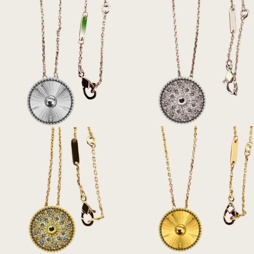 clover necklace for woman necklaces designer moissanite chain with pendant for woman gold chain mens jewelry jewellery mother of pearl 1 flower pendan