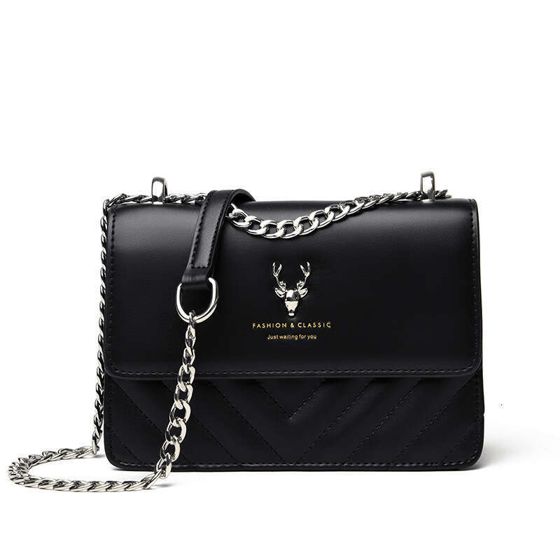 Women's Bags handbag Cross autumn style versatile chain small square high-end and exquisite single shoulder bag, fashionable commuting women'