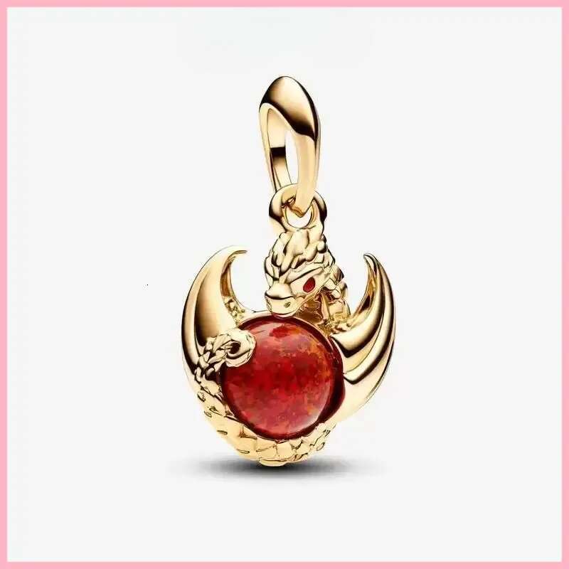 Silver 2024 PoFlower Game Series New Product Rings Earrings Necklace Charm Beads Suitable For Fashion Bracelets Wome Pendant Jewelry Gifts Free Shippi