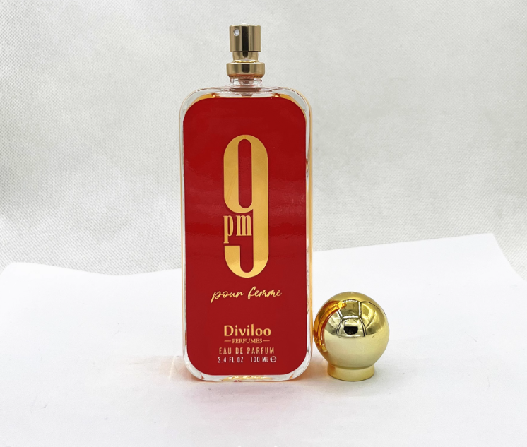 Premium Red Oriental Perfume - Light Aroma & Strong Scent - 100ml