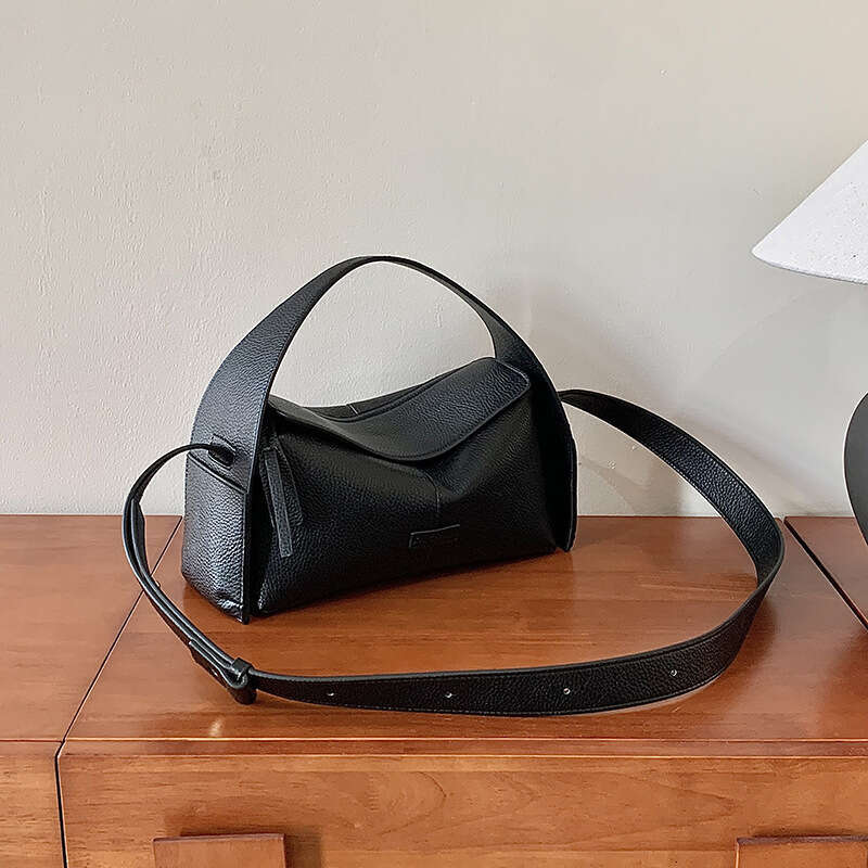 Women's Bags handbag Single shoulder autumn and winter new style simple hanging ear women's large capacity high-end leather casual versatile