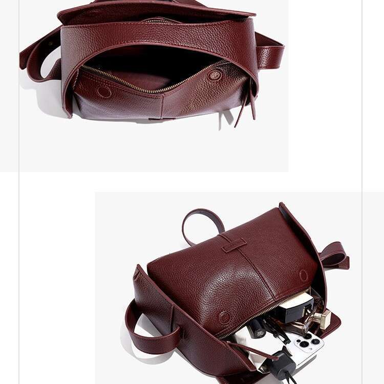 Women's Bags handbag Single shoulder autumn and winter new style simple hanging ear women's large capacity high-end leather casual versatile