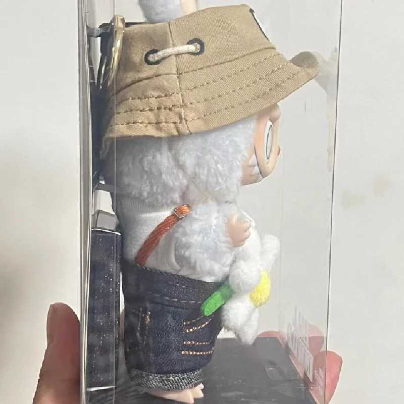 Labubu 1 1 falls into the wild series Lisa Same The Monsters 17cm Labubu Rag vinyl plush doll tide game pendant gift available X250312