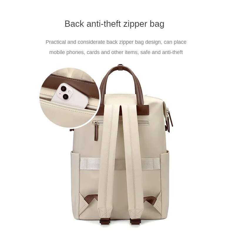 GOLF Large Capacity Schoolbag College Student Commuter Computer Bag Minimalist Female Handheld Backpack