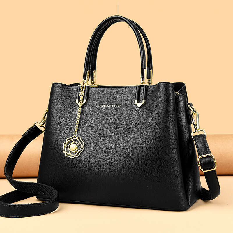 Women's Bags Autumn New Large Capacity Tote Middle aged Women's Crossbody Mom Bag Fashion Simple Handbag