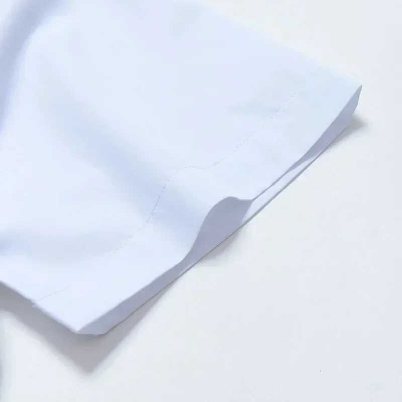 New Mens Slim-fit White Shirt High-quality Short-sleeved Popular Clothing High-end Long-sleeved Casual Suit Wedding Dress Shirt W250312