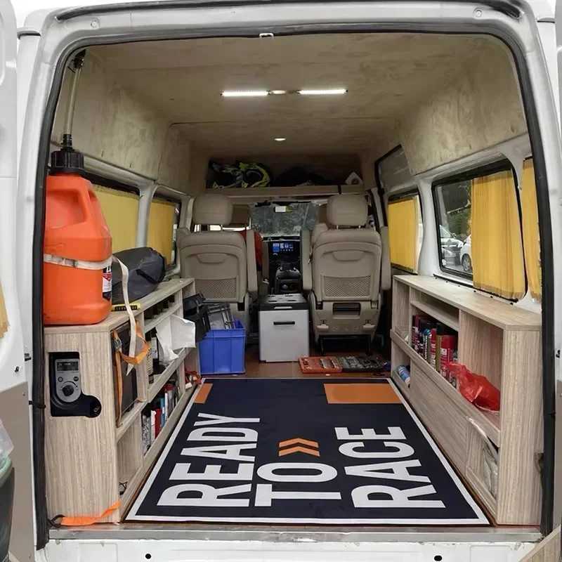 Carpet Motorcycle Carpet Polyester Parking Mat Display Carpet Racing Bicycle Carpet Mat Anti slip Bedding Custom Display Carpet w250312