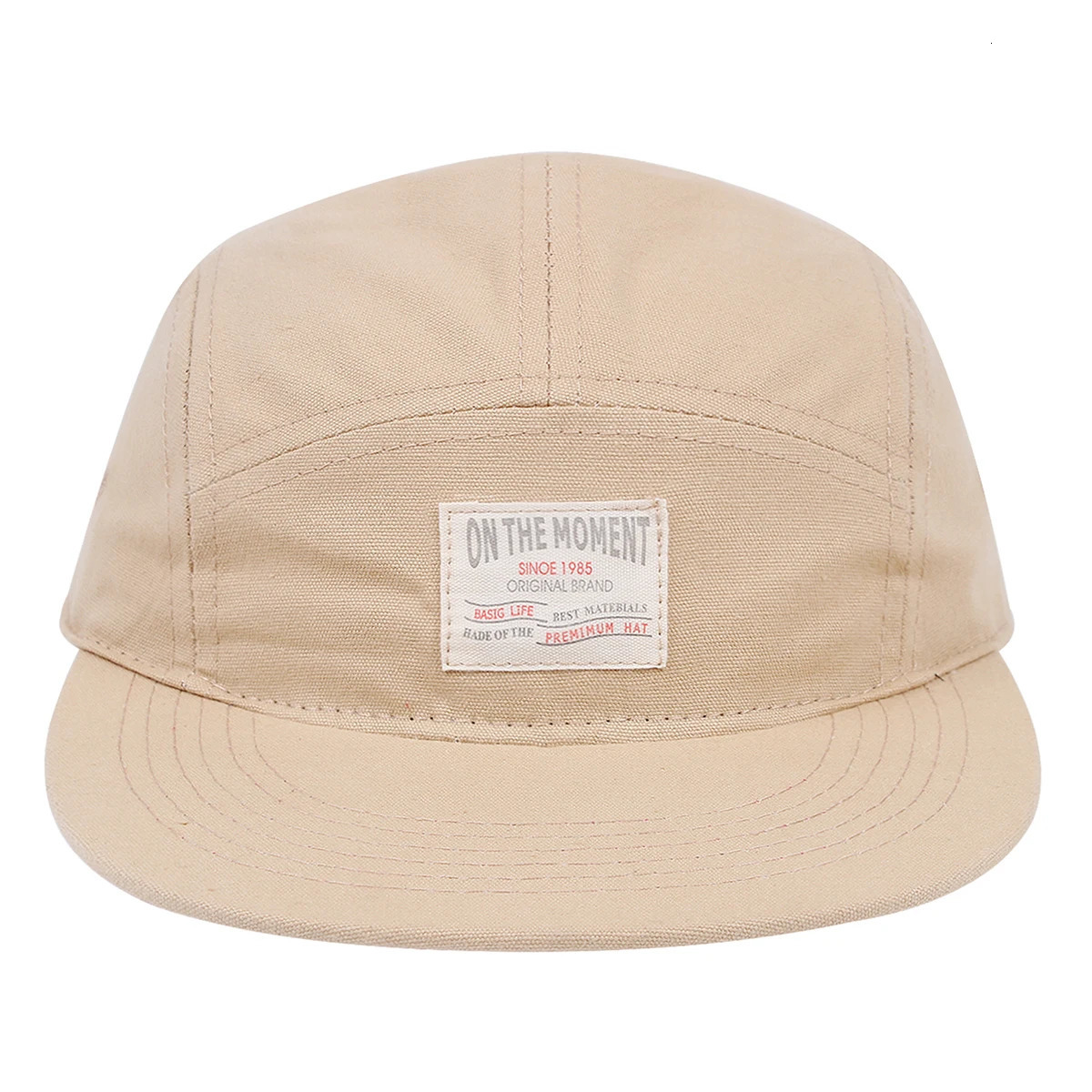 ON THE MOMENT Cotton 5 Panel Baseball Cap Caps Bone Original Men Hip Hop Hats For Women Adjustable 250311