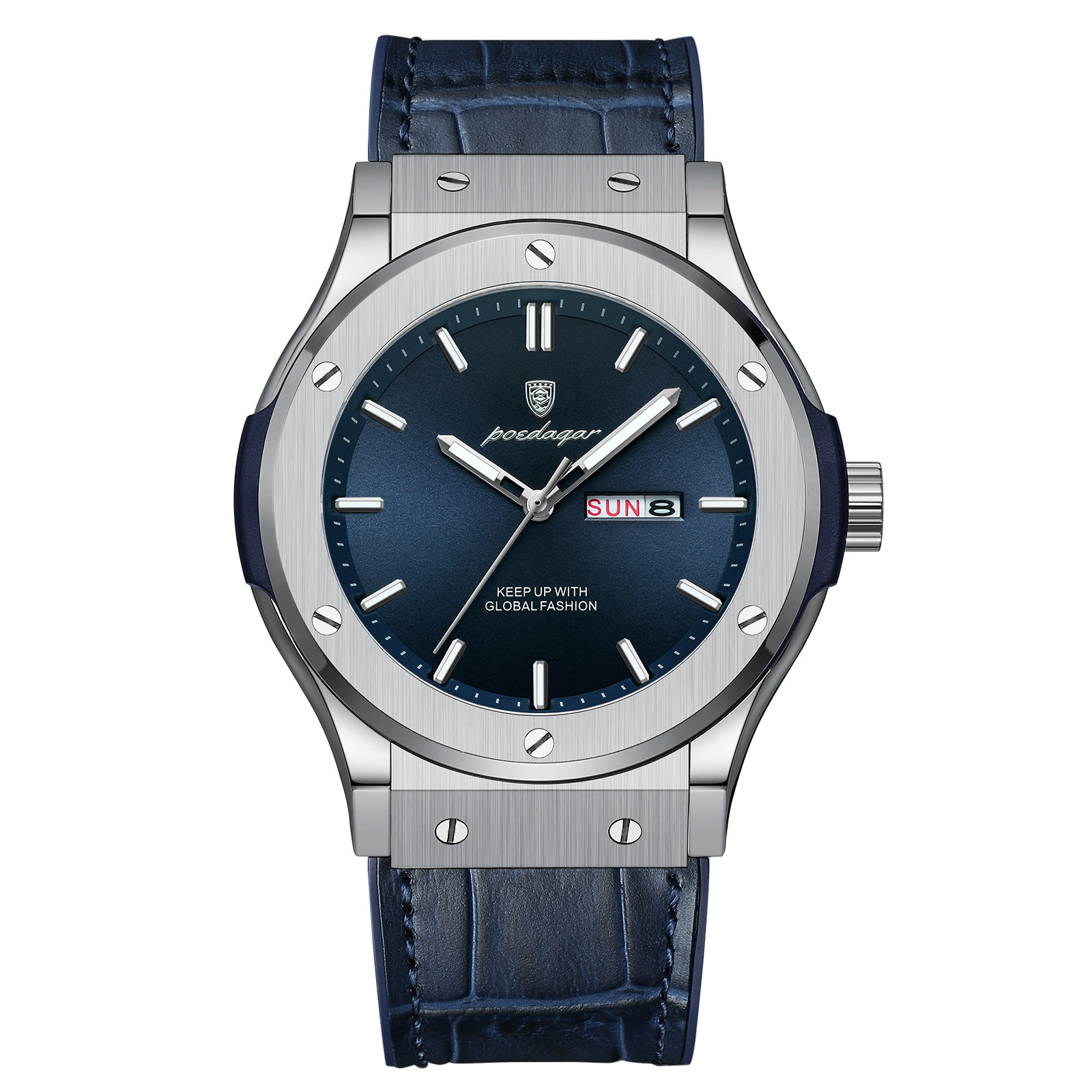 Stylish Mens Waterproof Luminous Luxury Quartz Watch Sleek Design Durable Construction Perfect for Everyday Wear and Special Occasions