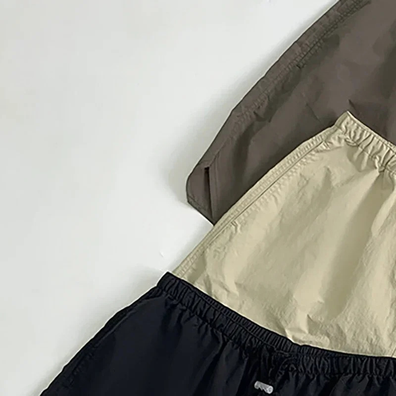 Mens Casual Shorts Two Rows Reflective Letter Woven Shorts Fashion Couple High Street Sports Shorts 250310