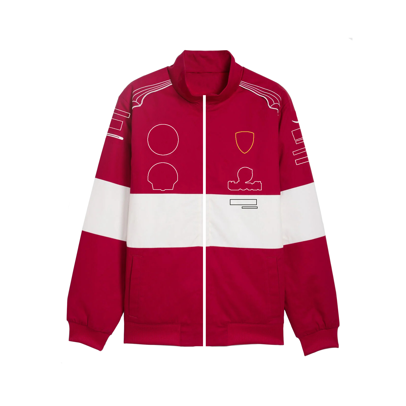 2025 New F1 Team Formula 1 Driver Sweatshirt Racing Suit Car Fans Red Sweat Men Women Full Zip Softshell Jacket