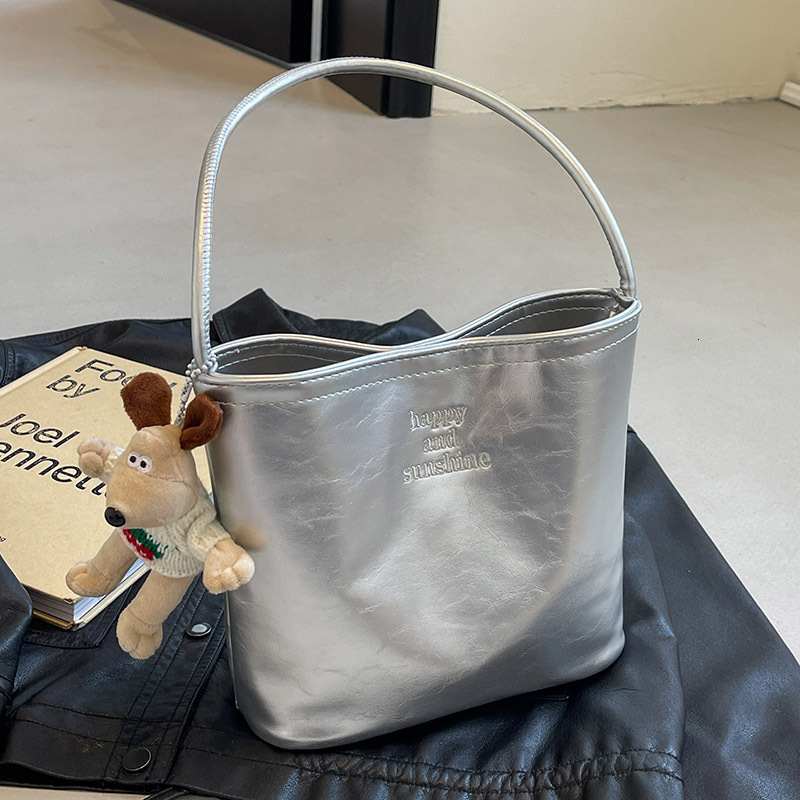 Korean Version Of Fashionable High quality Commuting Women s Armpit Bag 2025 New Multifunctional Fashion Designer Handbag Bucket Bag PU Leather Mini H