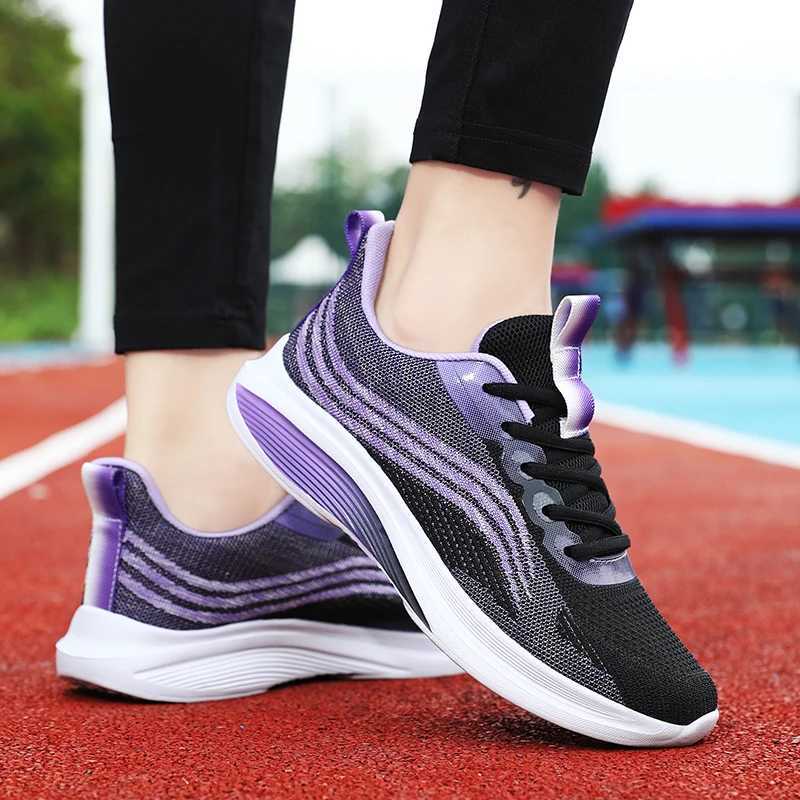 2023 Womens Sports Shoes Mesh Summer Breathable Casual Shoes Fashion Thick Bottom Lightweight Outdoor Running ShoesXJ250312