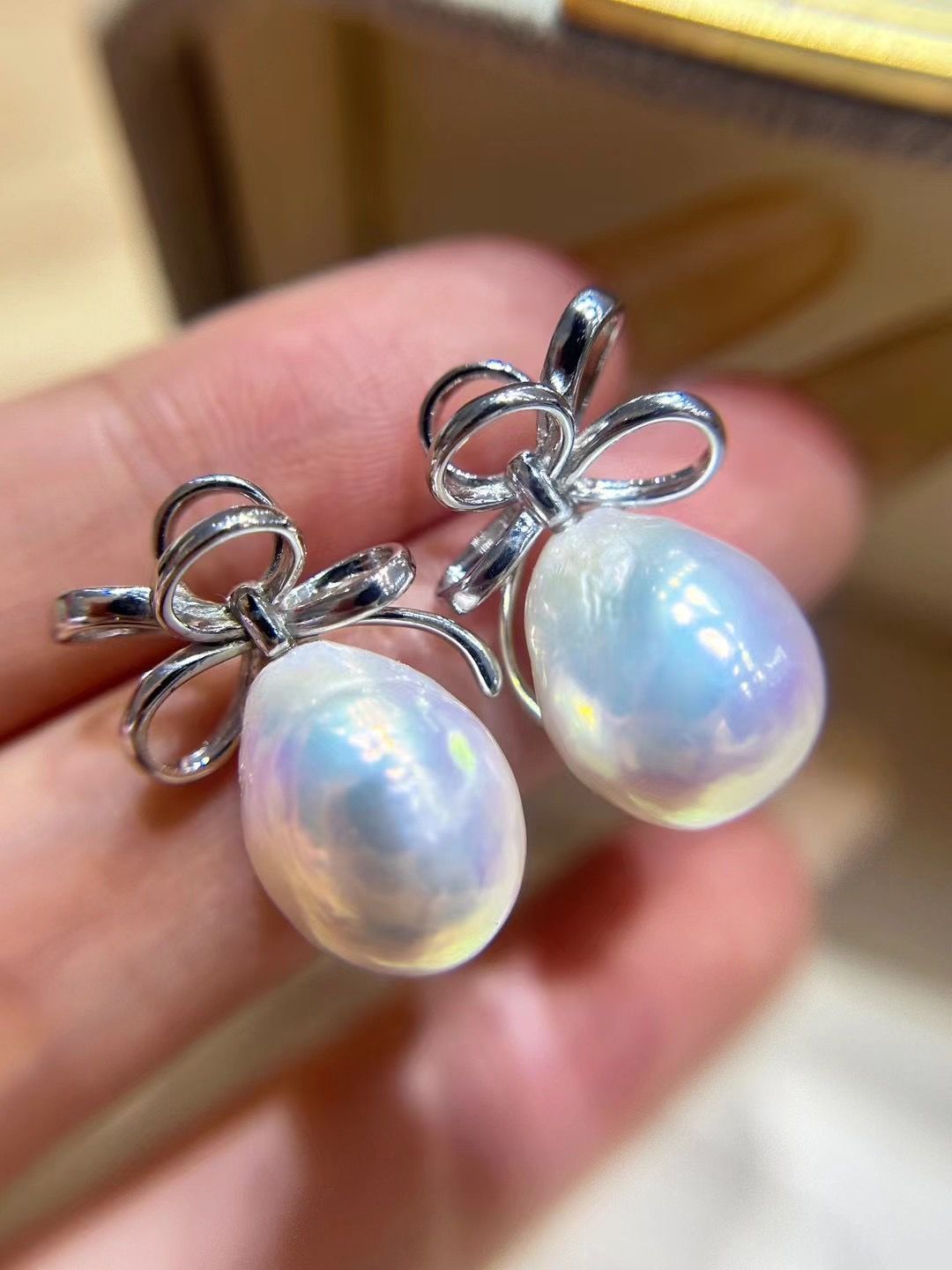 Freshwater Pearl Pendant Earrings for Women - Elegant Accessory
