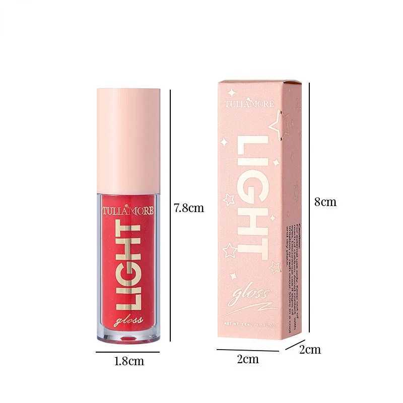 2-color lip gloss waterproof long-lasting moisturizing lipstick mirror matt plain lip gloss oil W250312