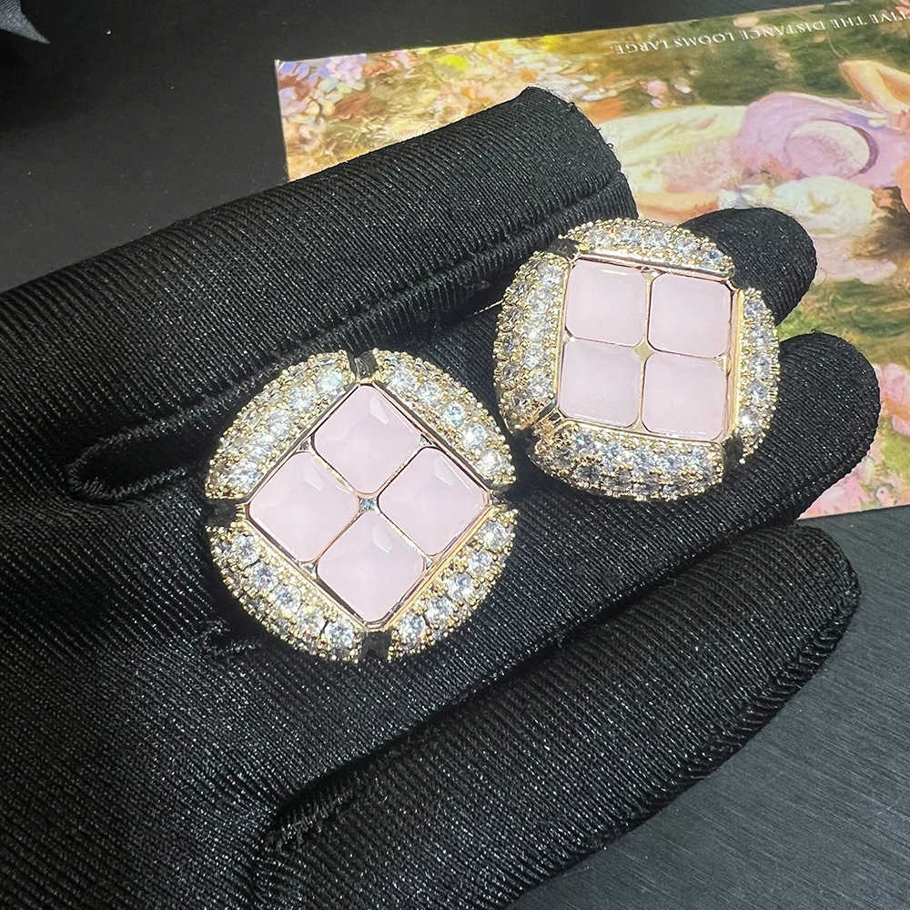 Spring and summer blue color precious jade pulp exquisite craftsmanship full set of zircon fashionable and hot selling high-end jewelry set W250312