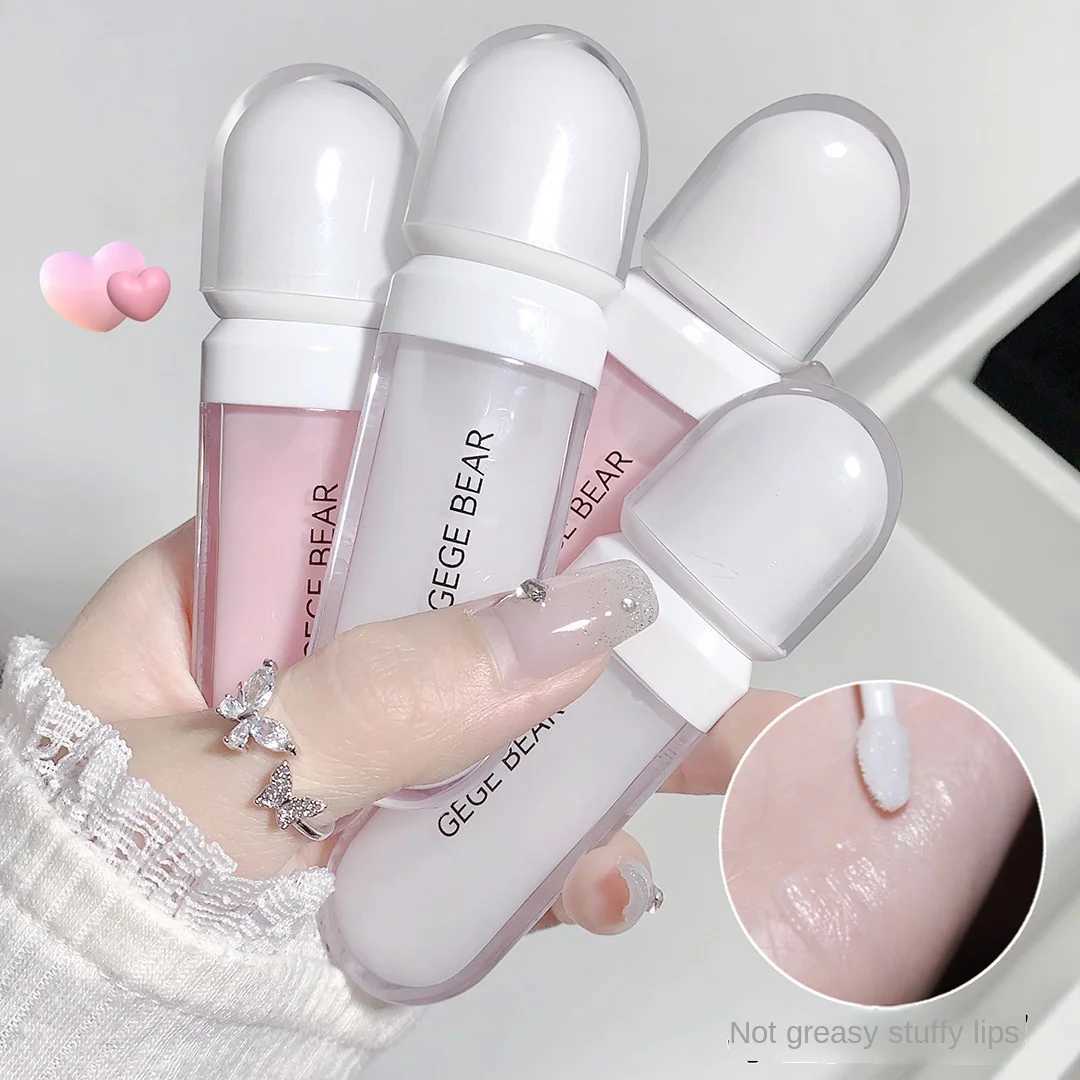 Gel bear and moisturizing lipstick gloss moisturizing lipstick protection fade lip line anti drying and anti cracking lipstick base nicheXJ250312