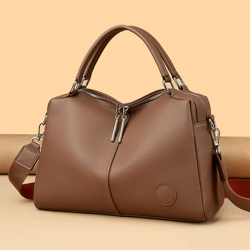 Women's Bags Handbag Genuine Leather Autumn New Fashionable Style Handbag With High-End Feel, Large Capacity, Niche Crossbody Bag For Women