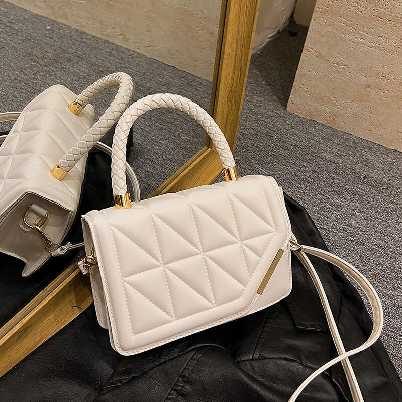 Women's Bags handbag Advanced texture for women new Korean version fashionable temperament handbag trendy Western style single shoulder crossbody
